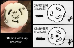 50amp Generator Cord Cap
